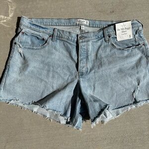 A&F Curve Love '90s Baggy Shorts | Low-Rise | Size 20W (35)